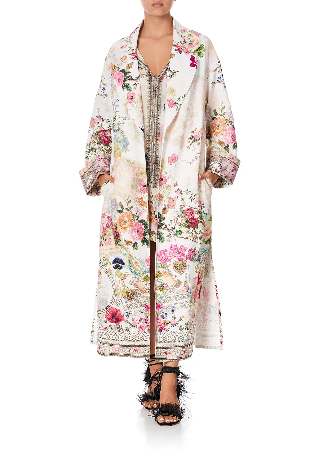 DUSTER COAT JARDIN POSTCARDS