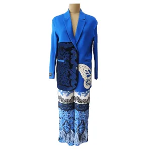 Electric Blue Blazer Set