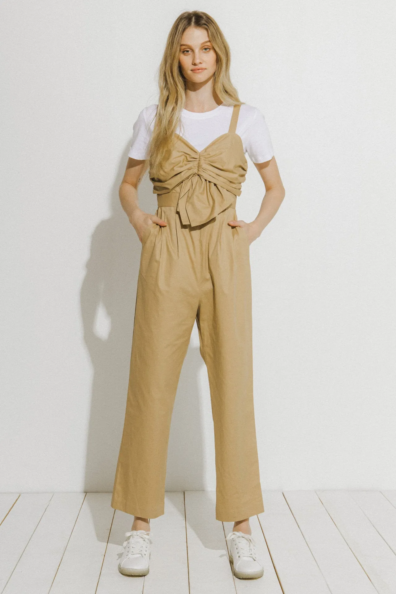 Endless Rose - Ruched Detail Jumpsuit