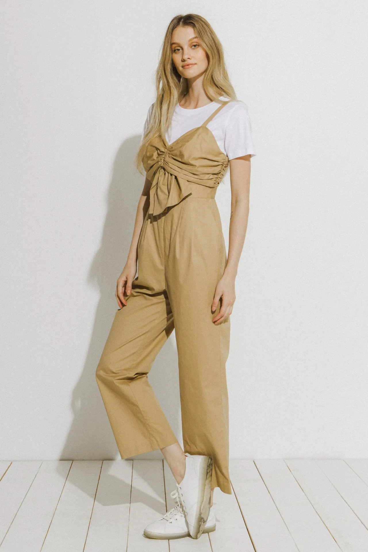 Endless Rose - Ruched Detail Jumpsuit