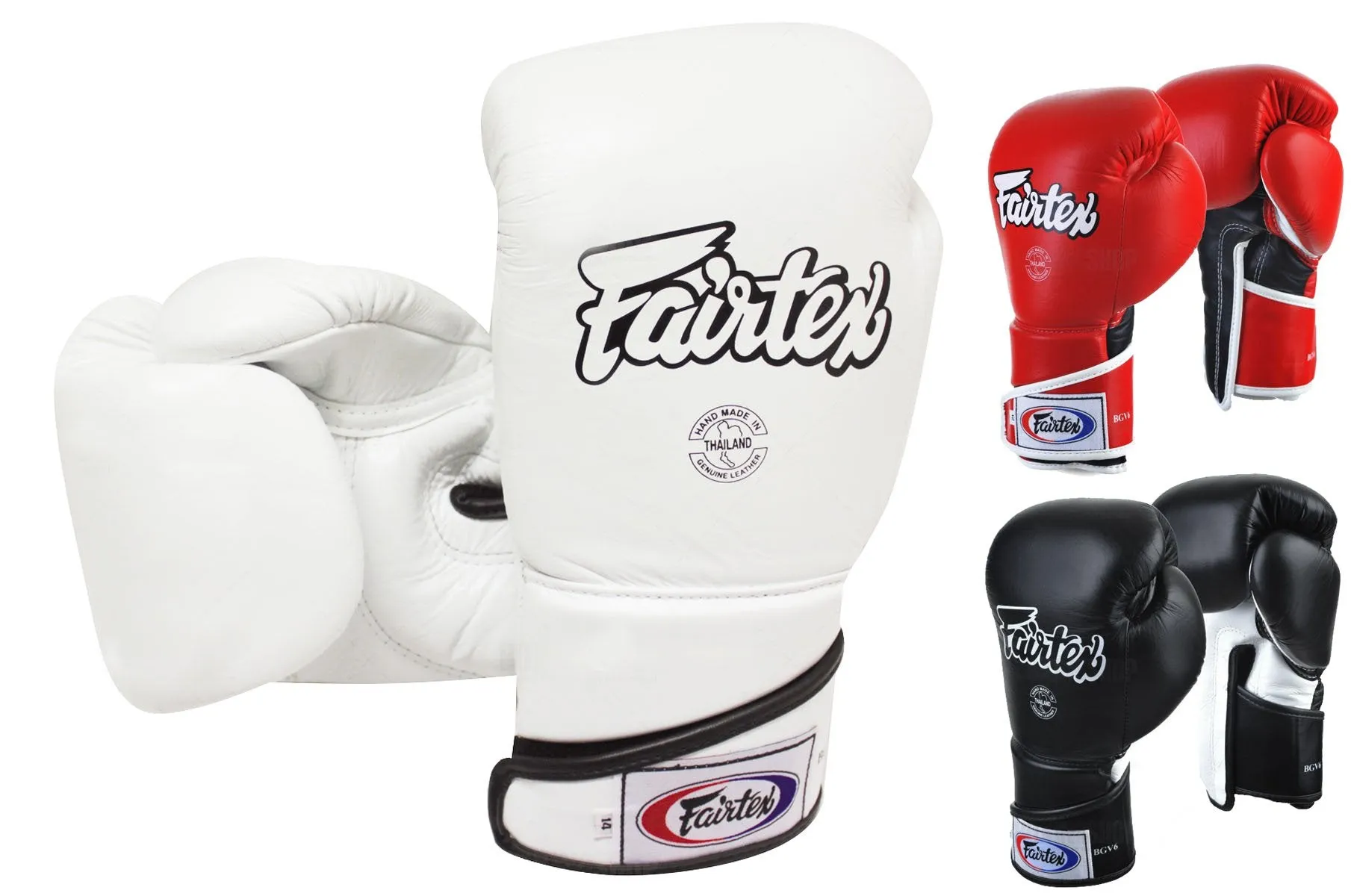 Fairtex Boxing Gloves BGV6 WHITE