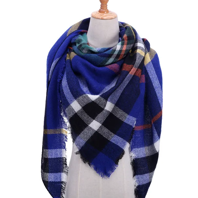 Fashion Winter Silk Scarf Printed Bandana Shawl #FS-1