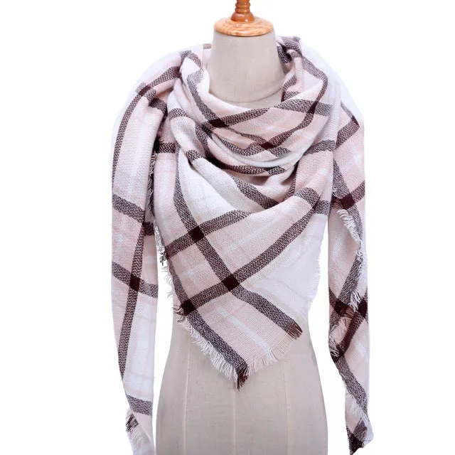 Fashion Winter Silk Scarf Printed Bandana Shawl #FS-1