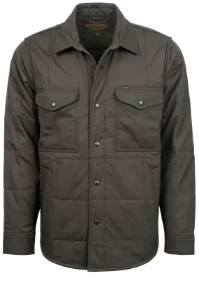 Filson Cover Cloth Quilted Shirt Jacket - Cinder