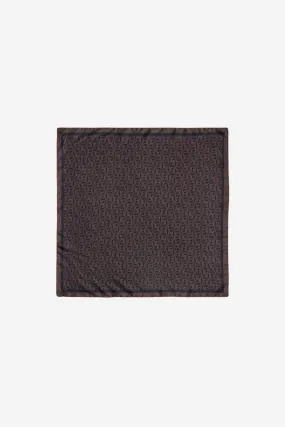 Fine Scarf Monogram Brown Mix