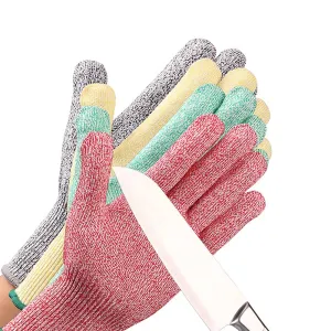 Fishing Anti Cut Gloves GMG Non-slip HPPE EN388 ANSI Anti-cut Level 5 Safety Work Gloves Cut Resistant Gloves For Kitchen Garden