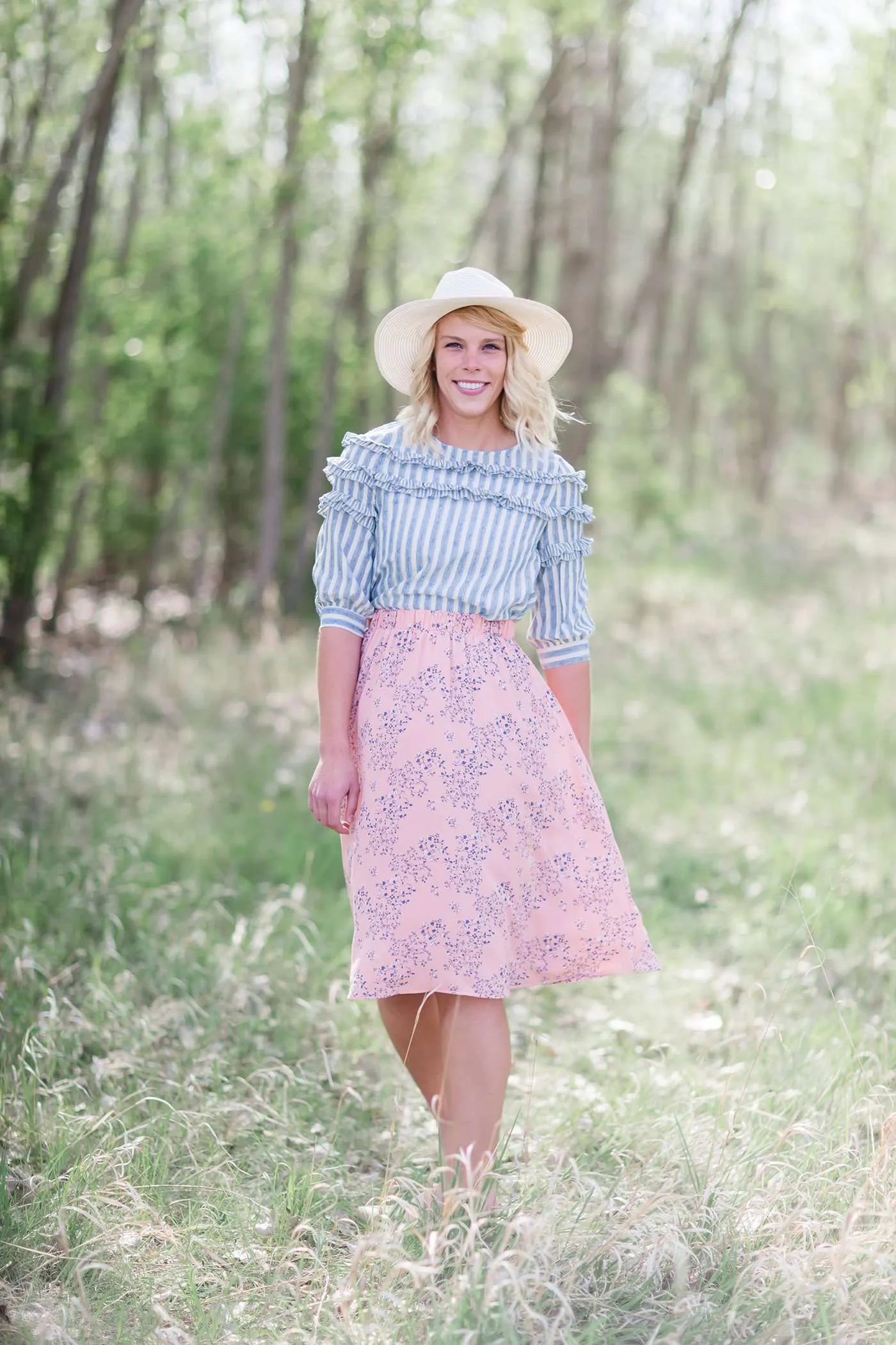 Floral Midi Skirt