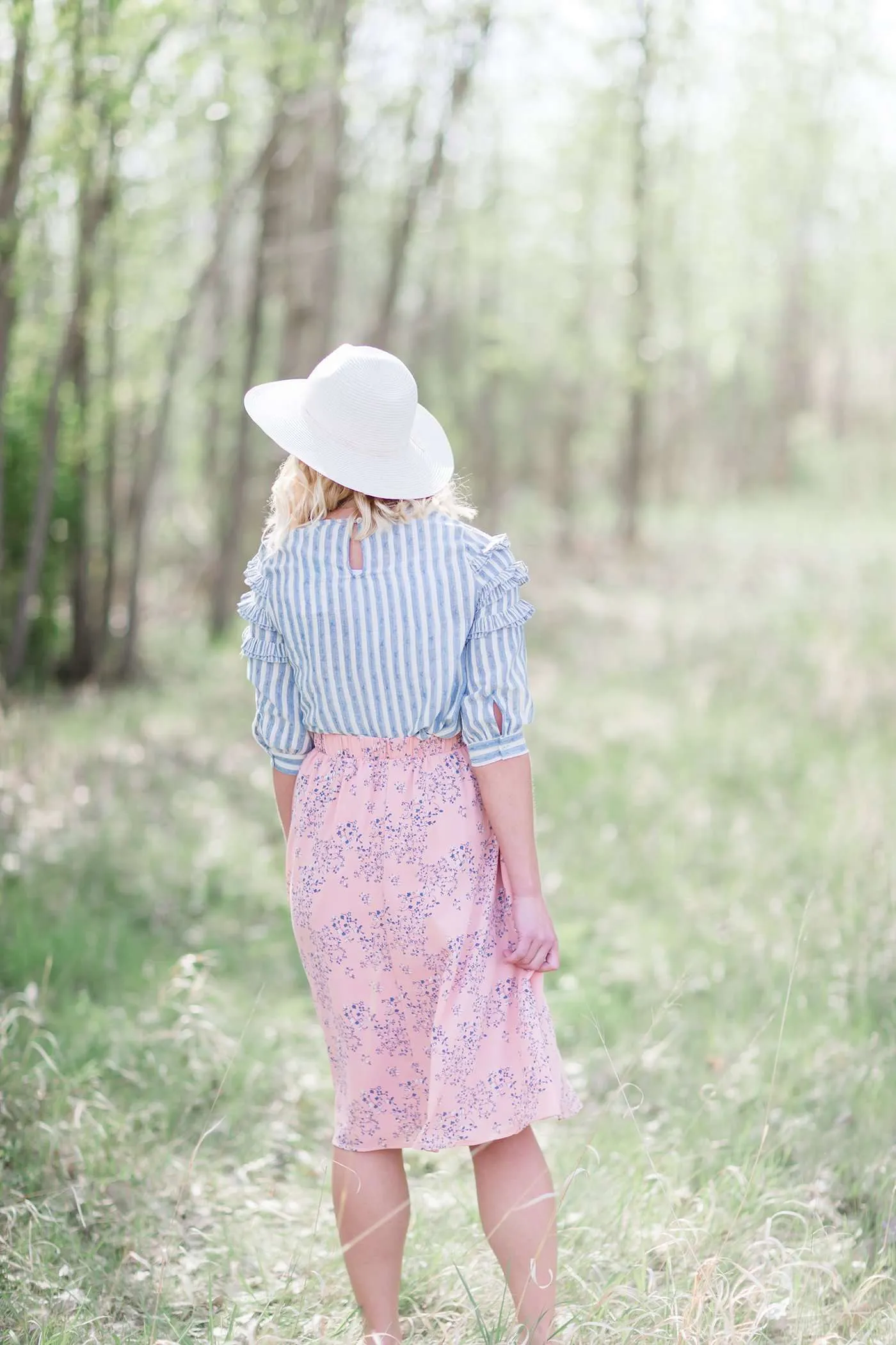 Floral Midi Skirt