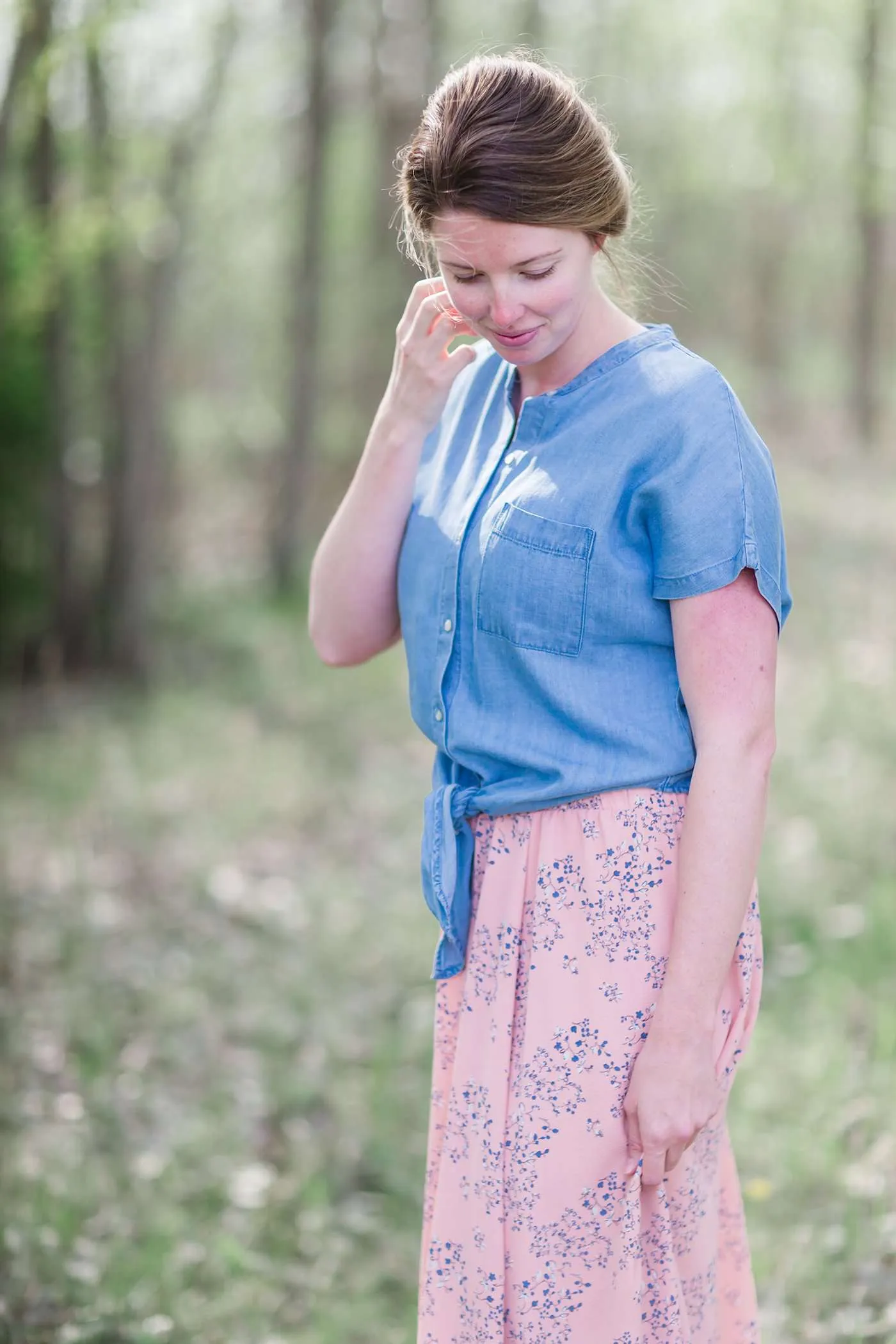 Floral Midi Skirt