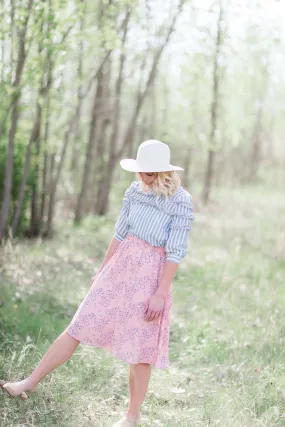 Floral Midi Skirt