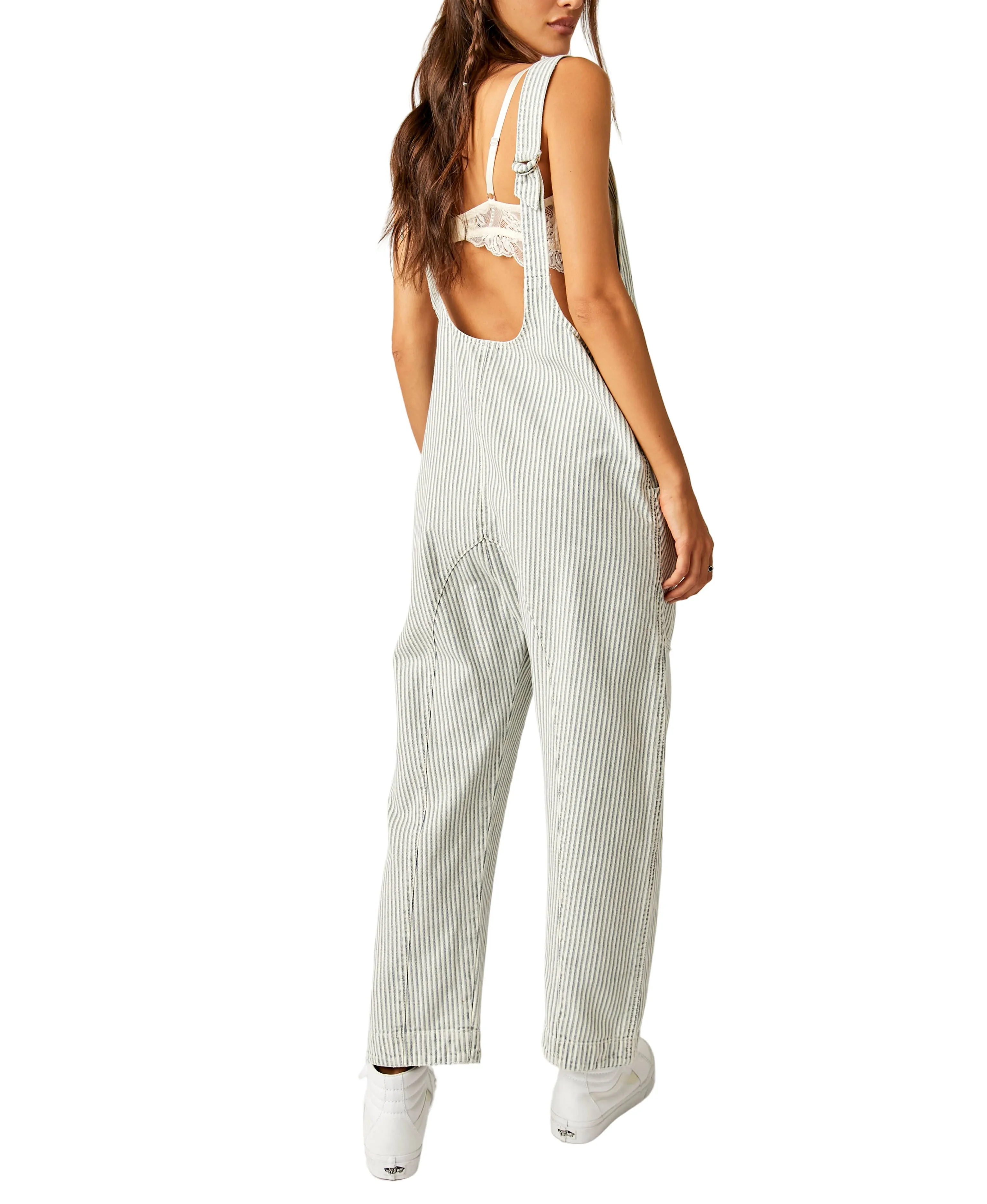 Free People High Roller Railroad Jumpsuit