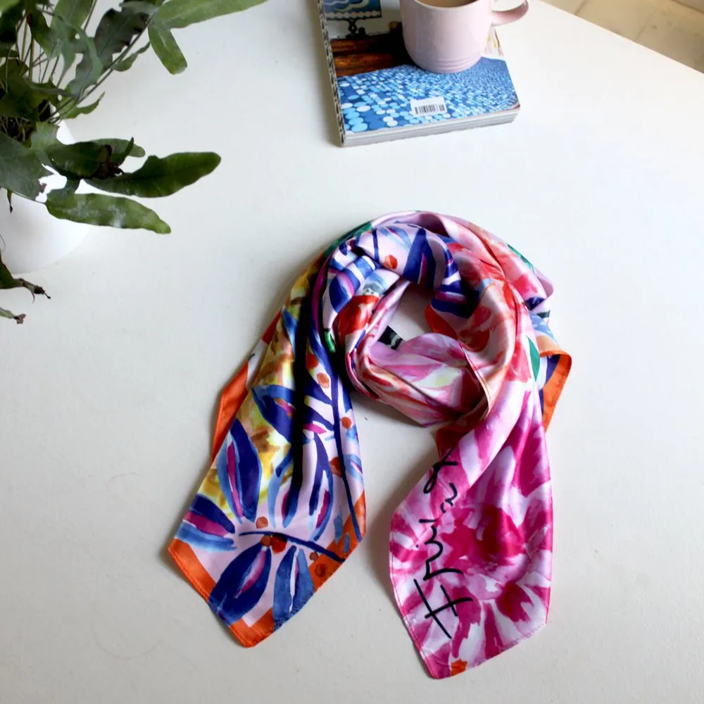 Frida Kahlo Square Fruit Scarf