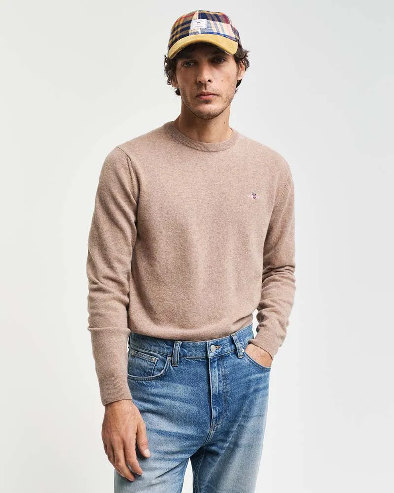 Gant Lambswool Crew Neck Sweater