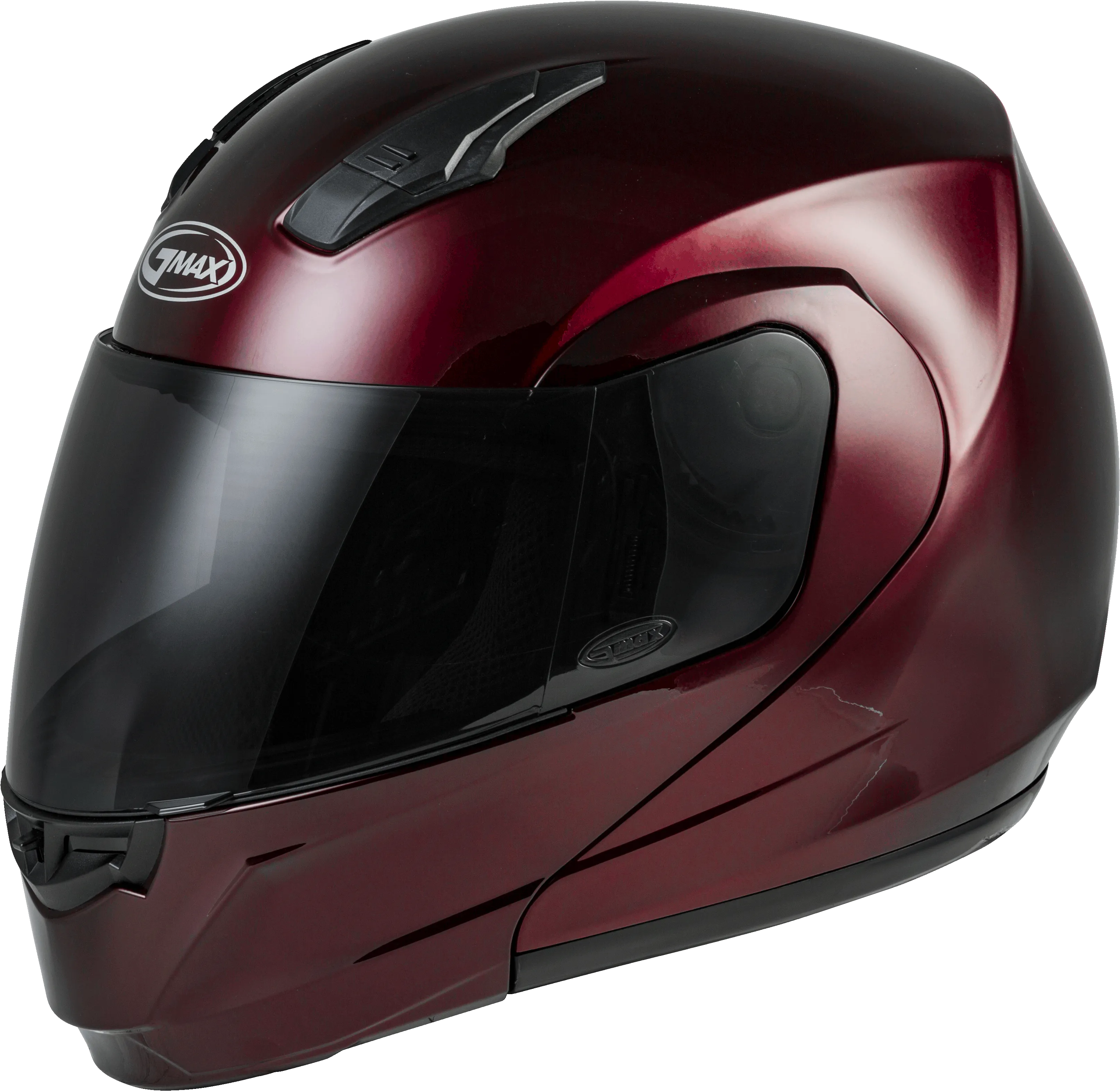 GMax 72-5025 MD-04 Modular Helmet Wine Red