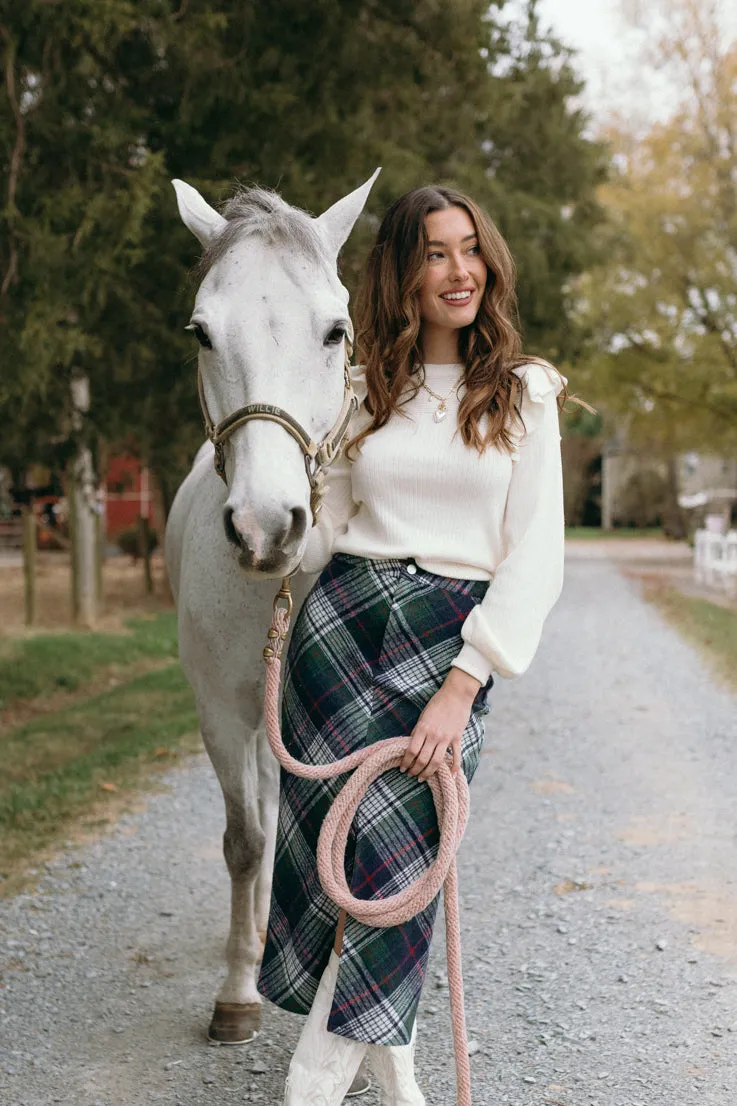 Good Tidings Midi Skirt