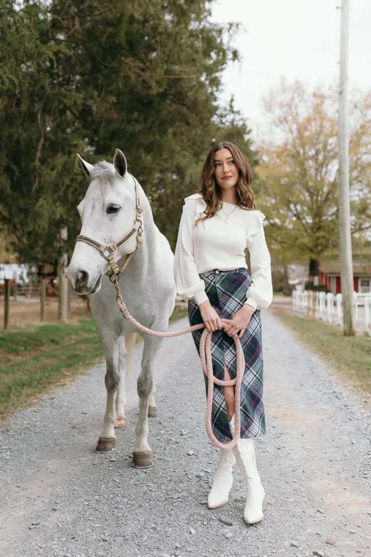 Good Tidings Midi Skirt