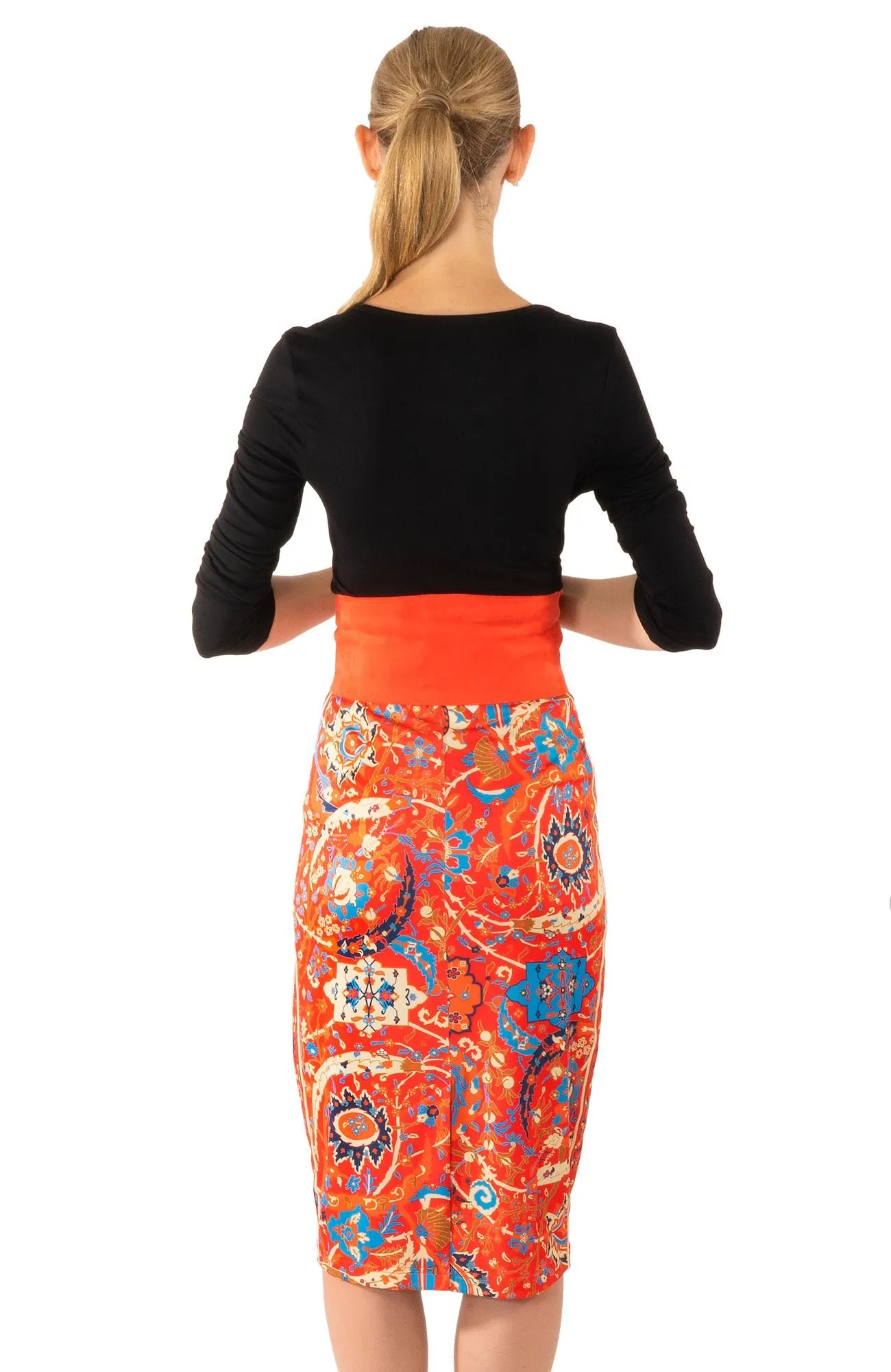 Gretchen Scott | Jersey Pencil Skirt | Magic Carpet | Women's