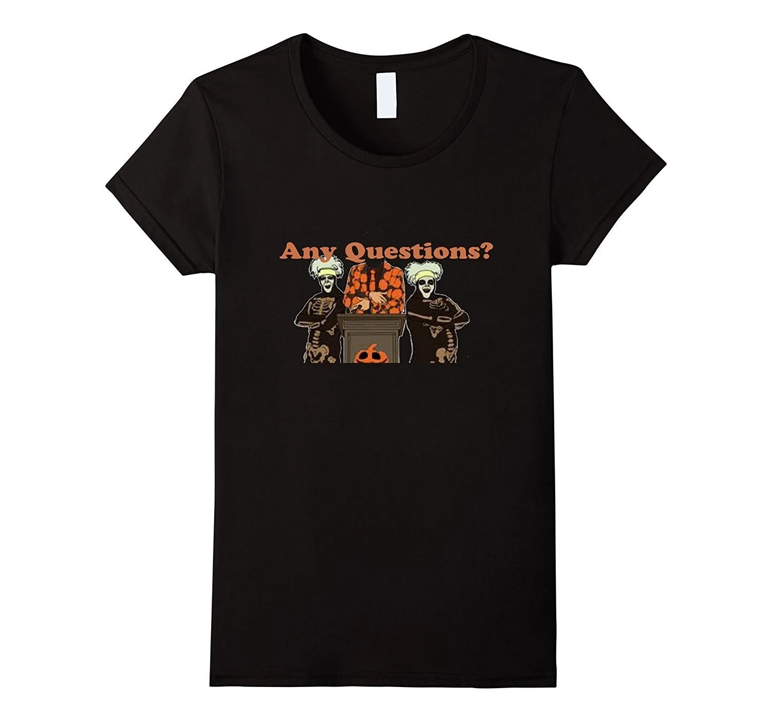 Halloween T shirt |David S. Pumpkins Any Questions Halloween