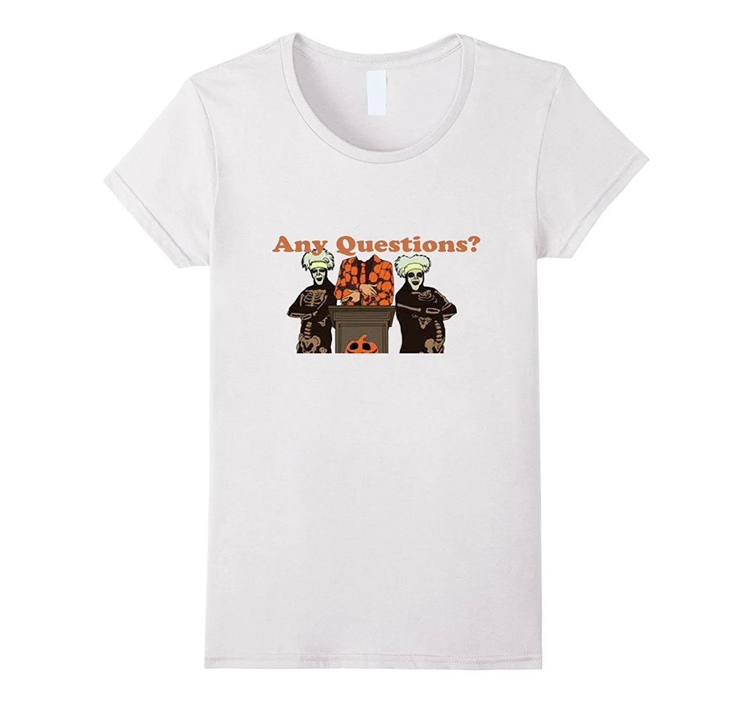 Halloween T shirt |David S. Pumpkins Any Questions Halloween