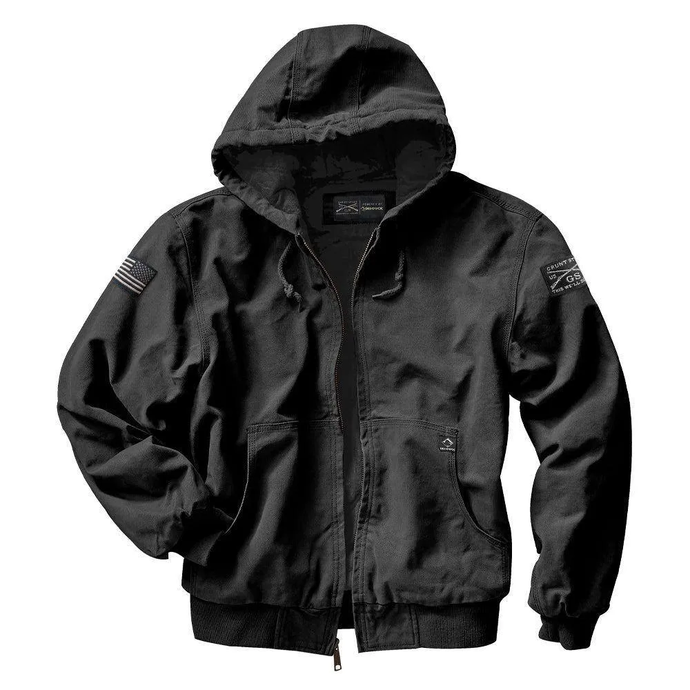 Hooded Field Jacket - Black