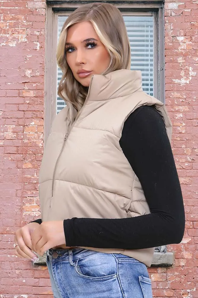 Italian Padded Short Waist Gilet