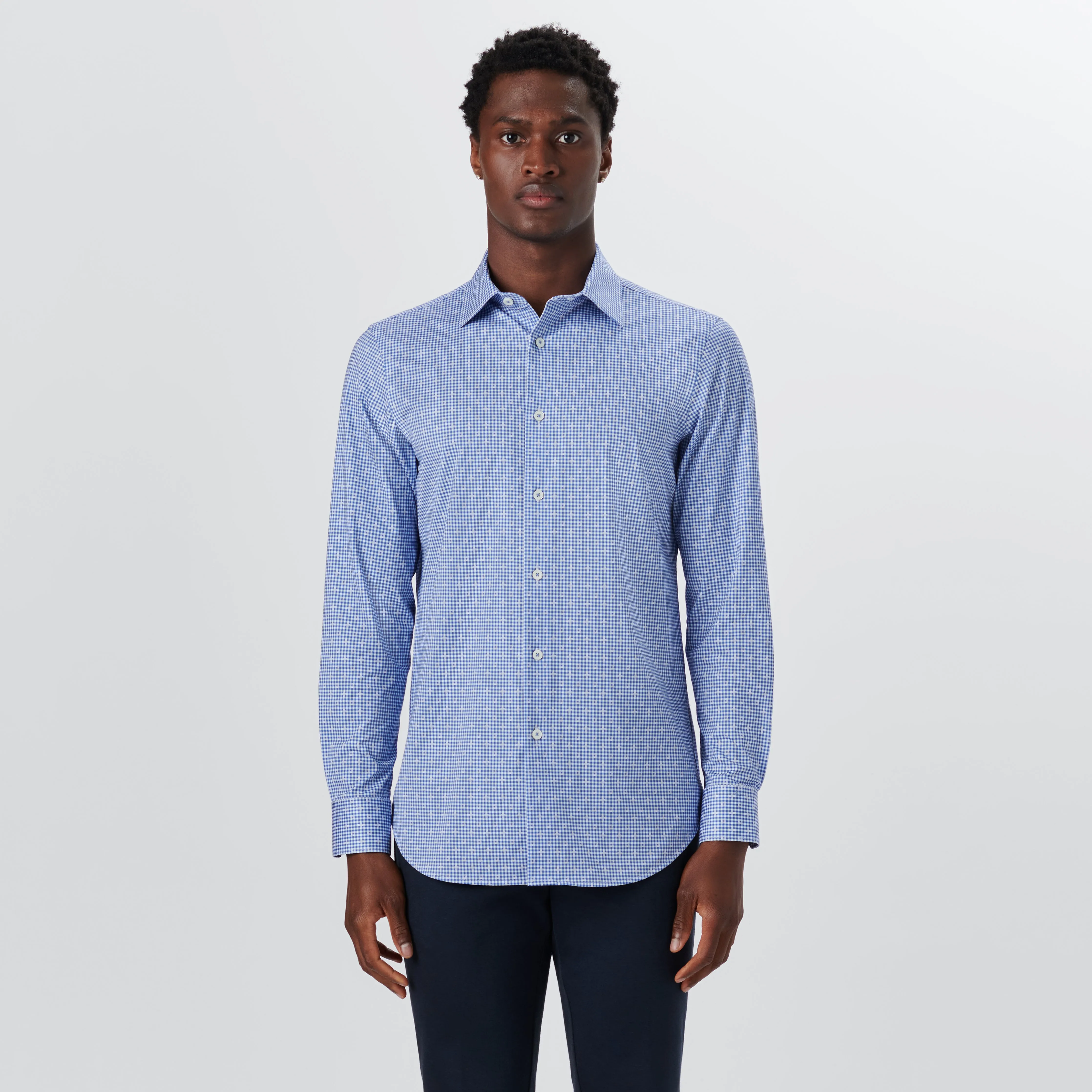 JAMES Pin Check OoohCotton Shirt