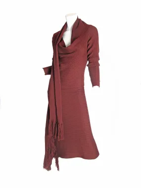 JEAN PAUL GAULTIER Knit Scarf Dress