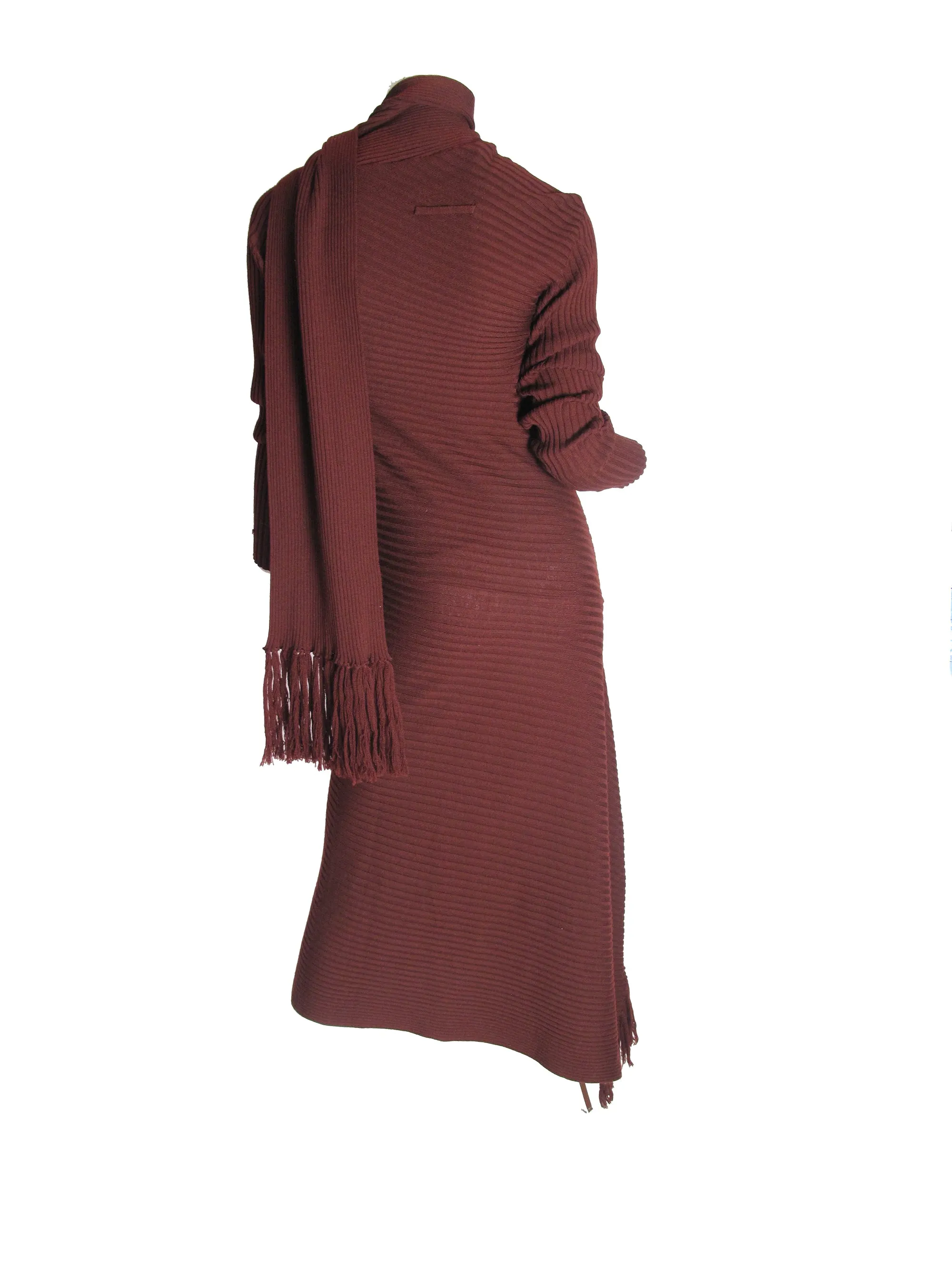 JEAN PAUL GAULTIER Knit Scarf Dress