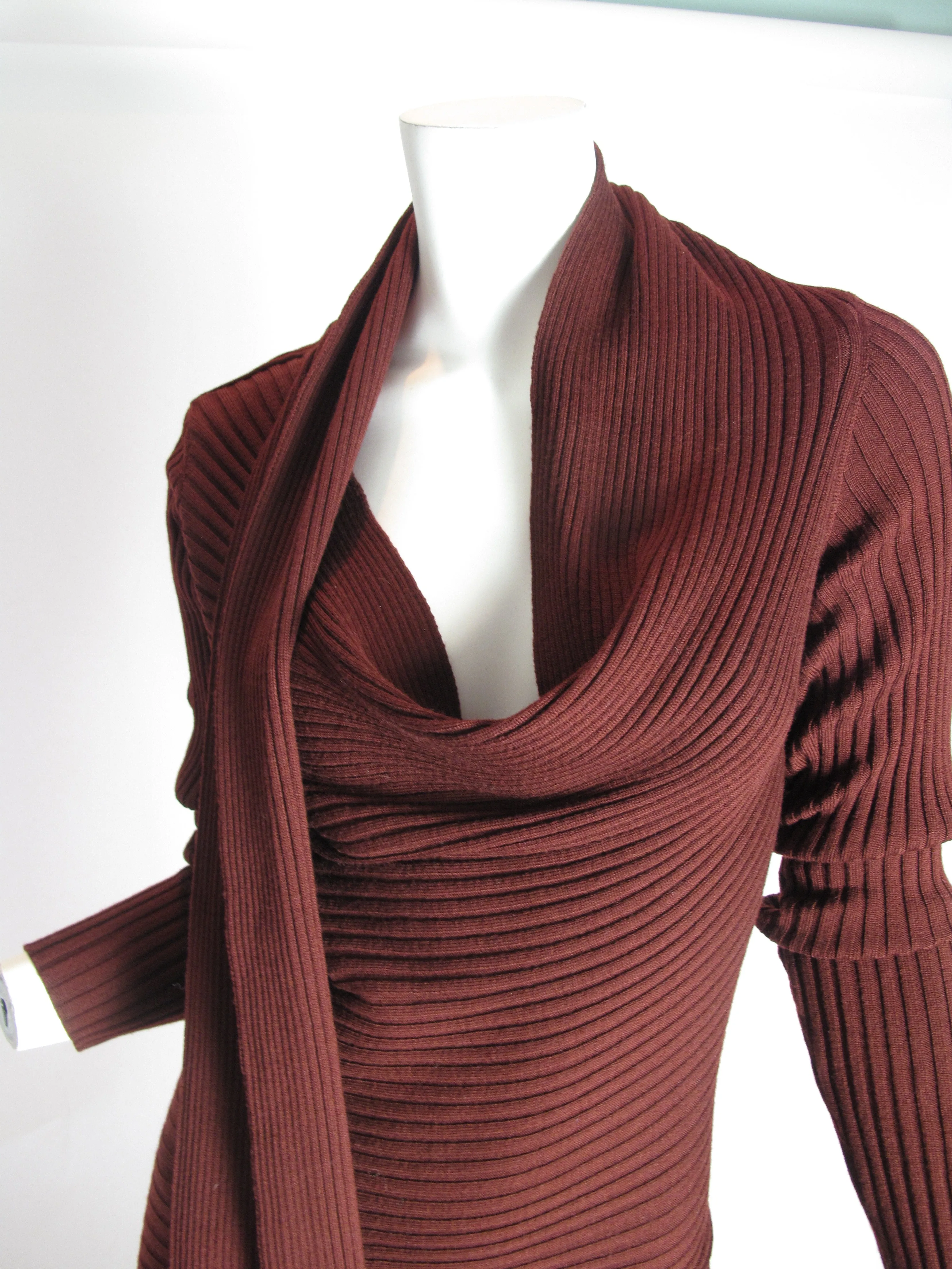 JEAN PAUL GAULTIER Knit Scarf Dress