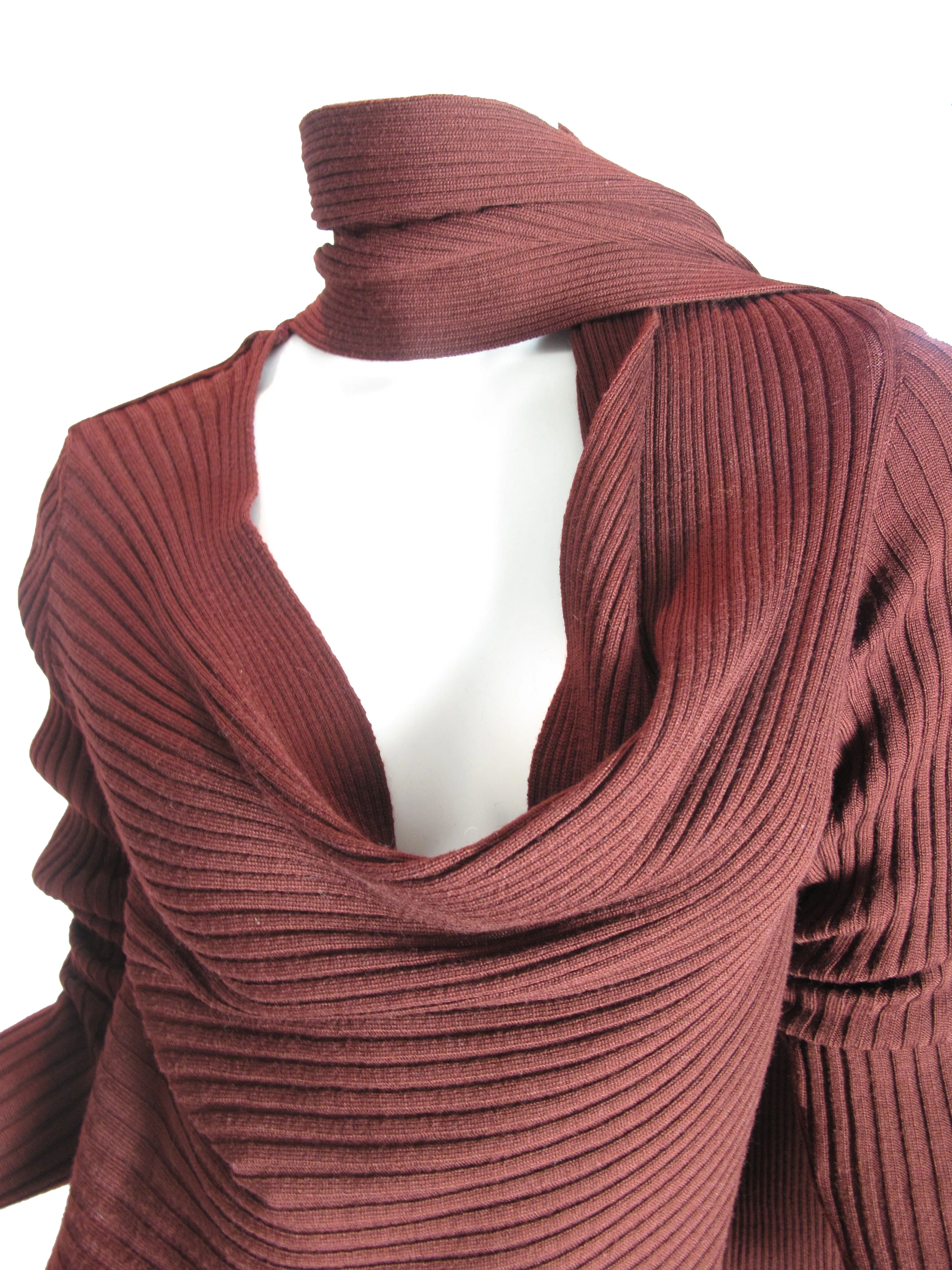 JEAN PAUL GAULTIER Knit Scarf Dress