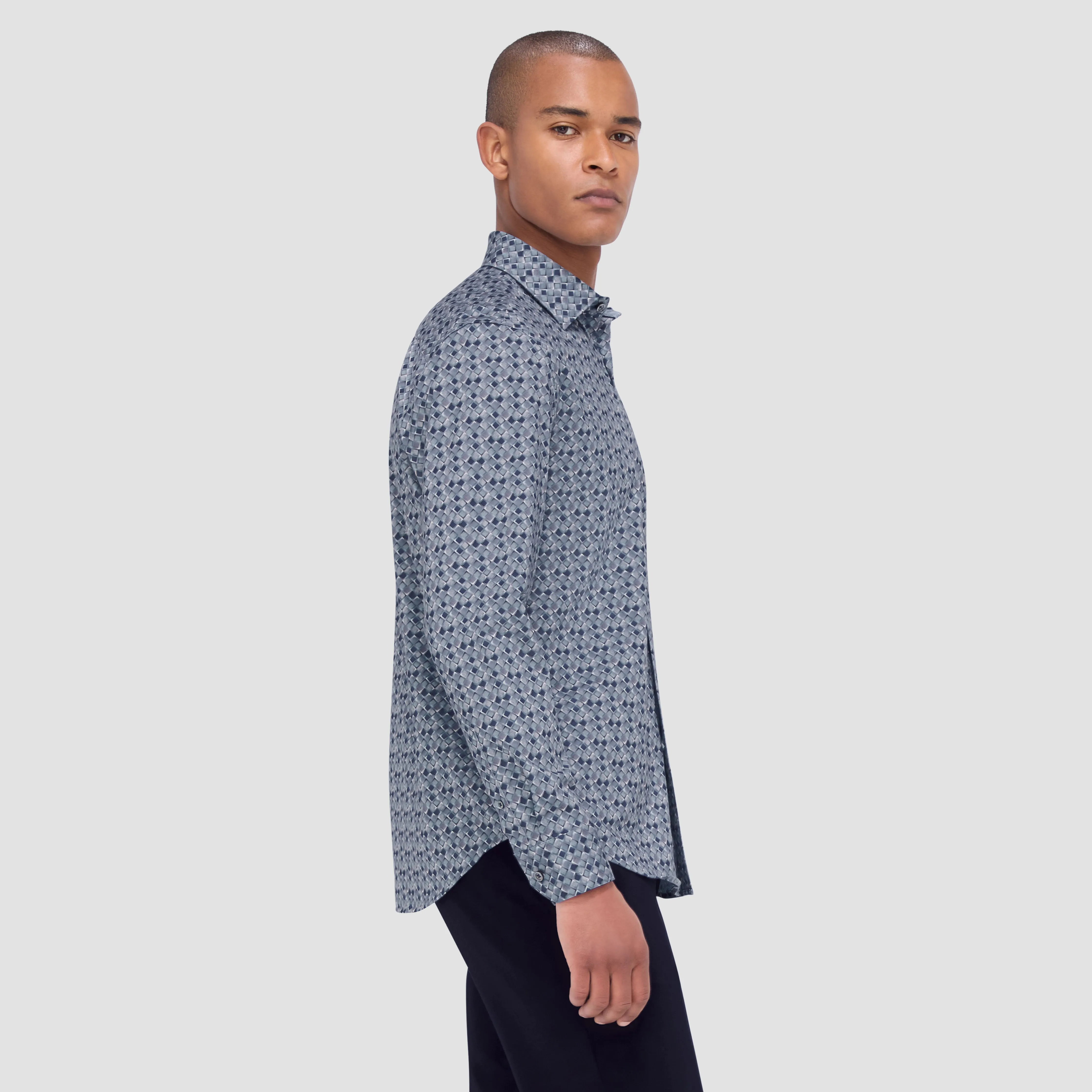 Jimmy Double Sided Mosaic/Geometric OoohCotton Shirt