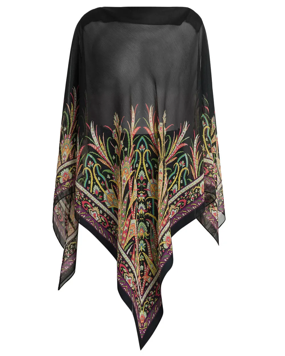 Kaleidoscope Paisley Poncho