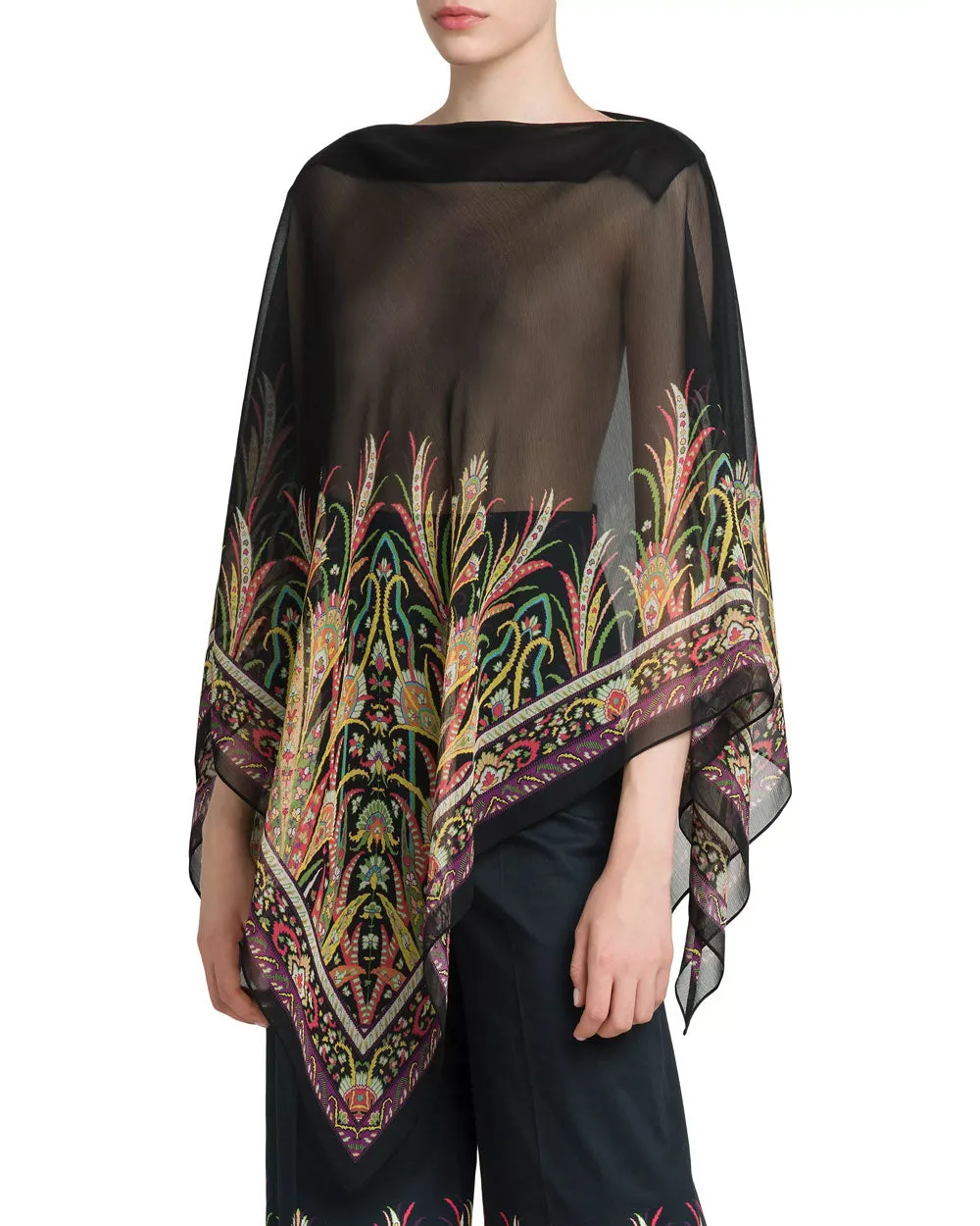 Kaleidoscope Paisley Poncho