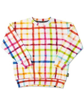 Kip & Co Picnic Check Organic Cotton Sweater