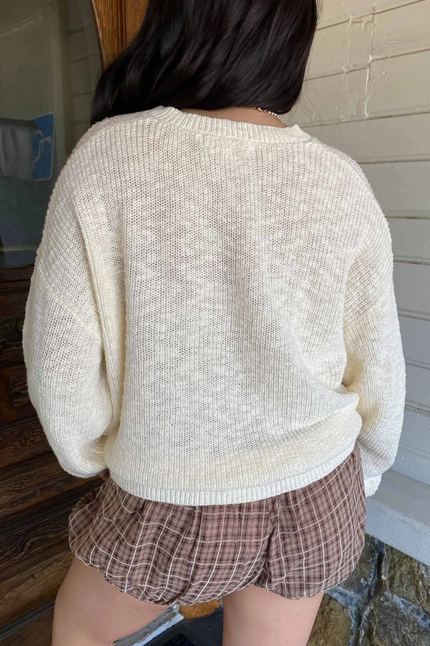 Knit Button Sweater by For Good