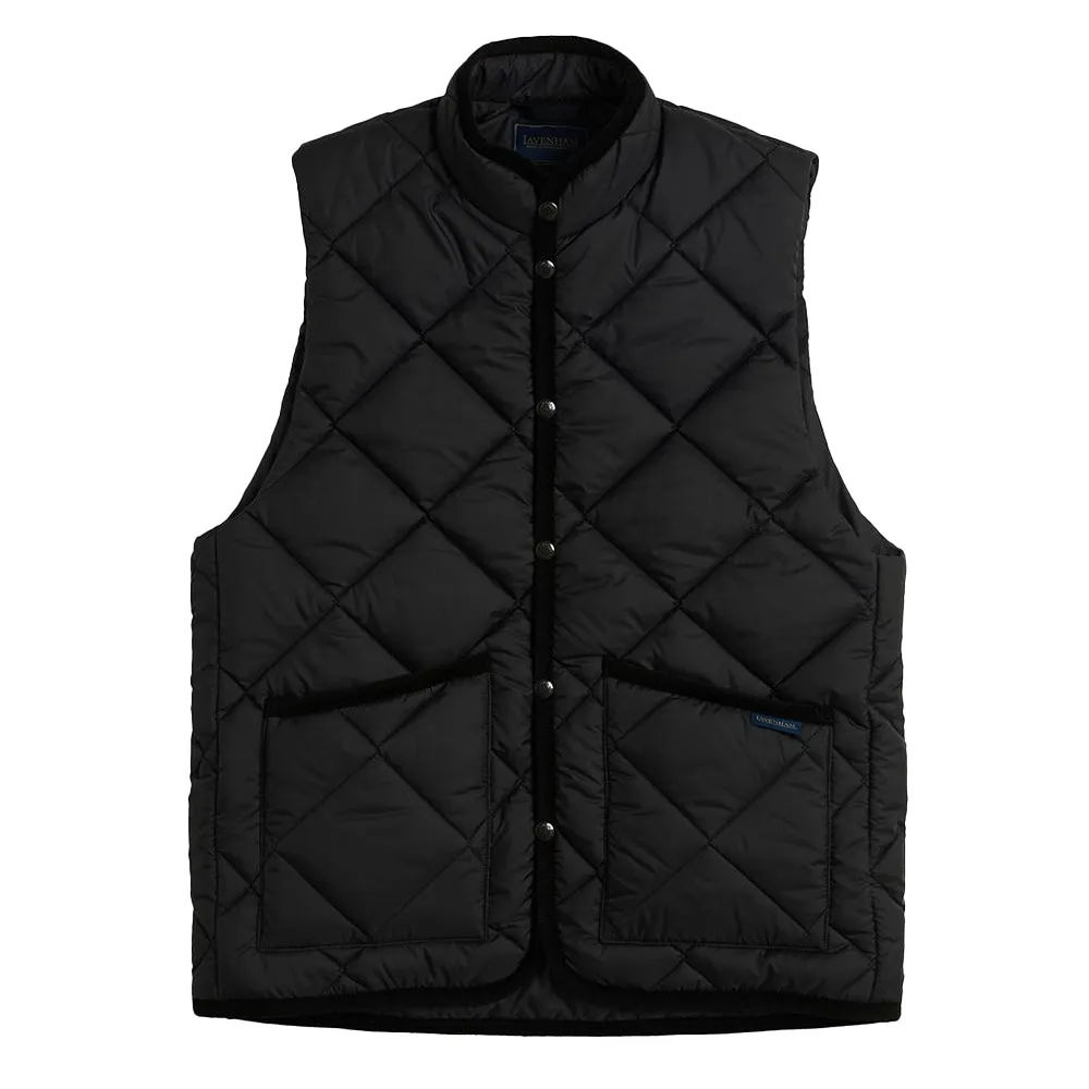 Lavenham Big Quilt Mickfield Gilet Lamp Black