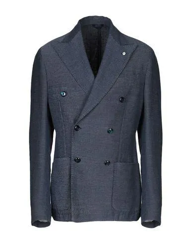 L.b.m. 1911 Man Blazer Slate blue 38 suit