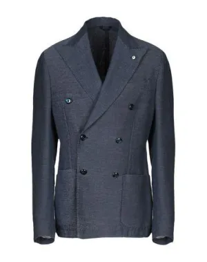 L.b.m. 1911 Man Blazer Slate blue 38 suit