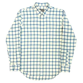 Light Blue Check Flannel Shirt