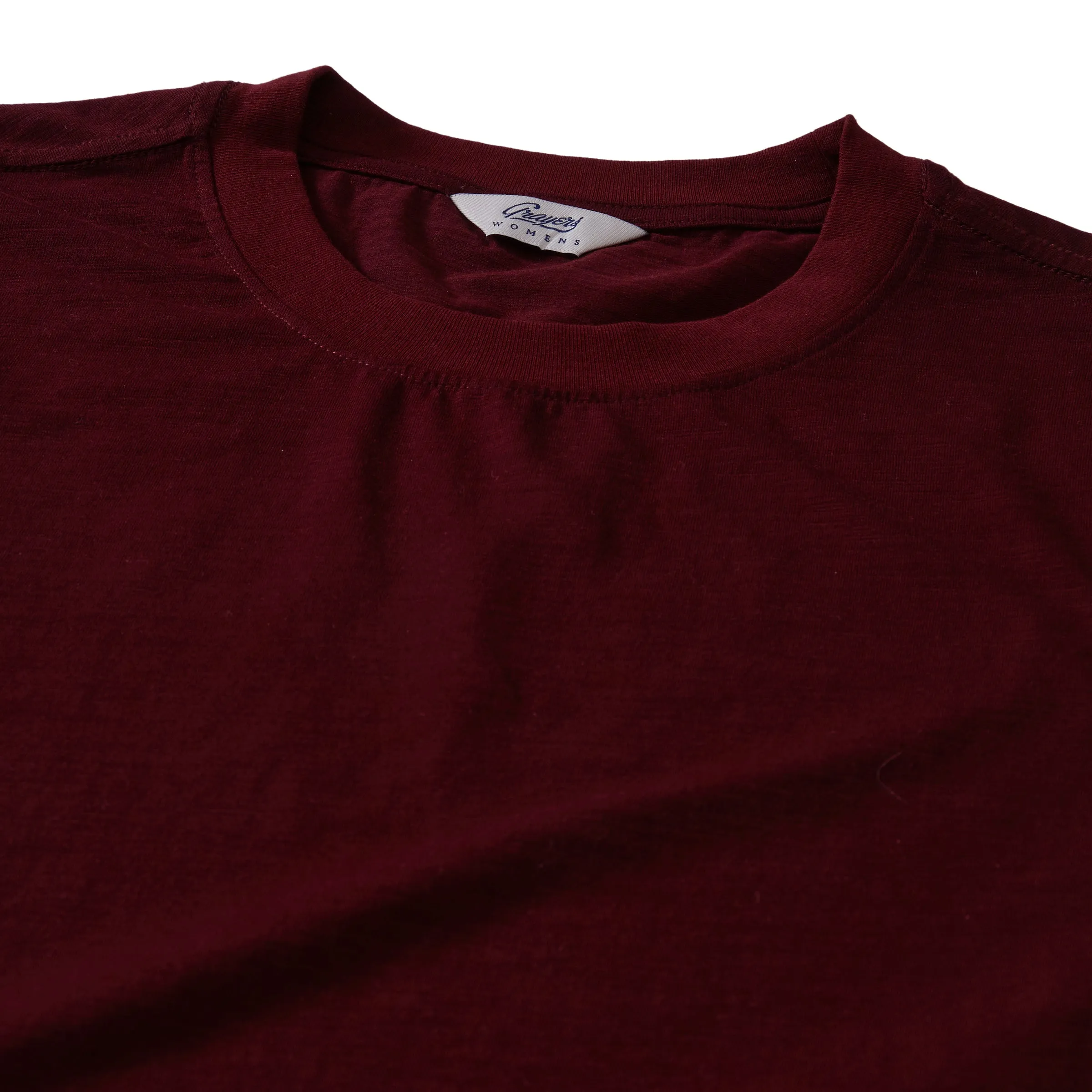 Lindsay Tee - Burgundy (Final Sale)