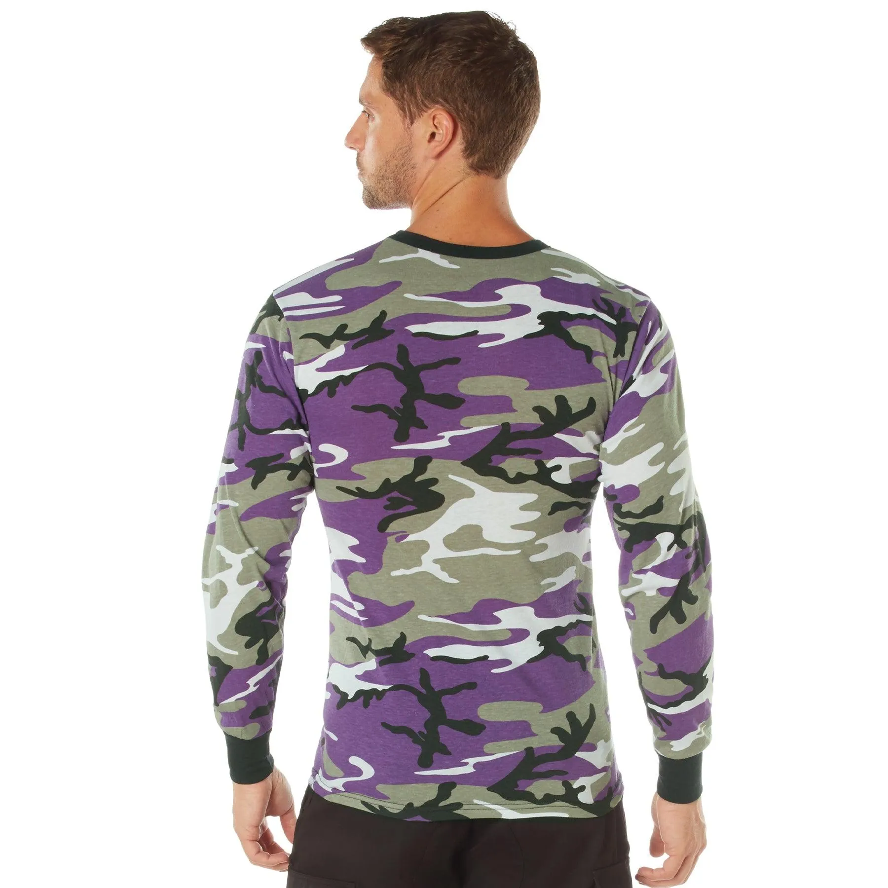 Long Sleeve Color Camo T-Shirt