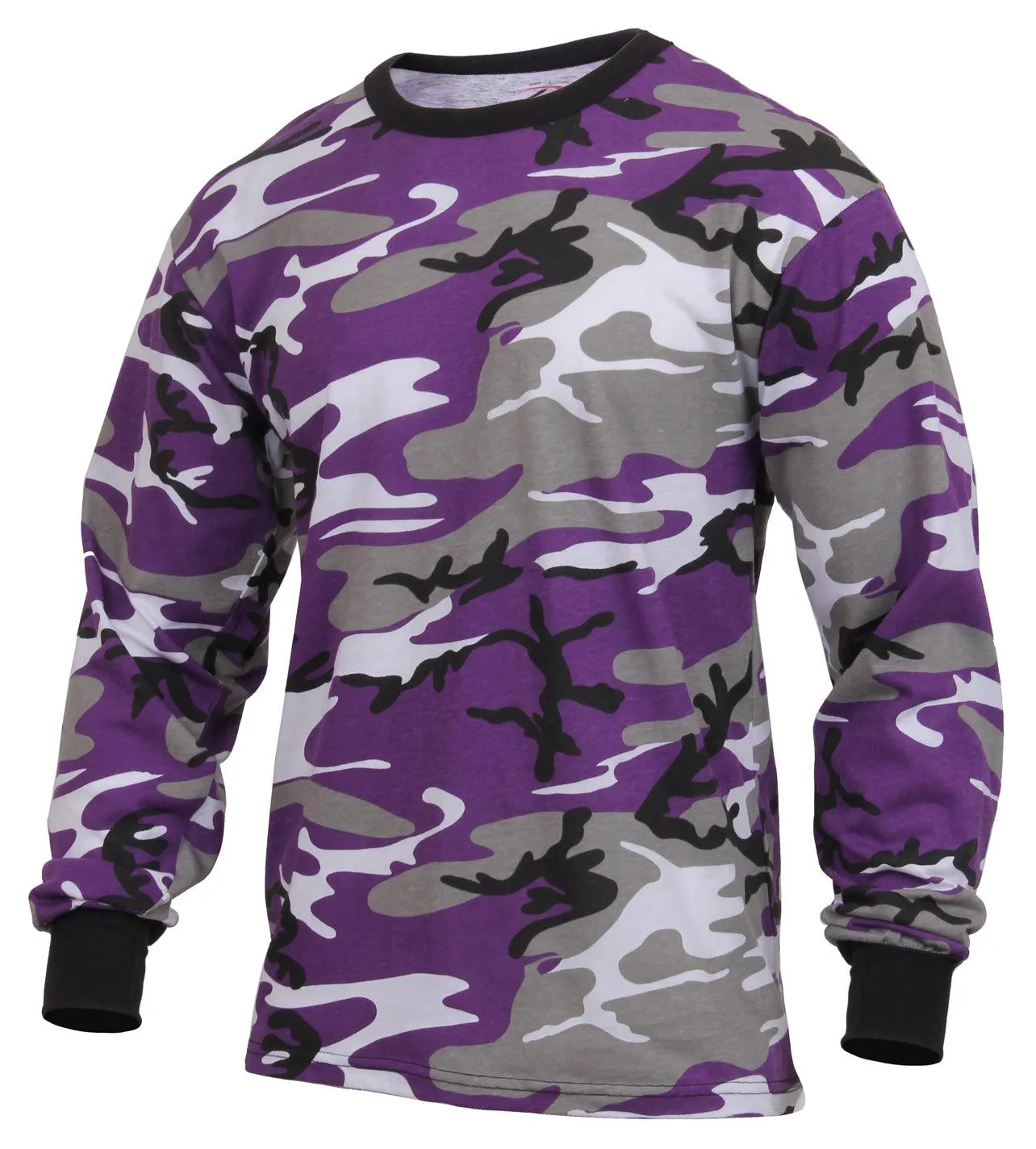 Long Sleeve Color Camo T-Shirt