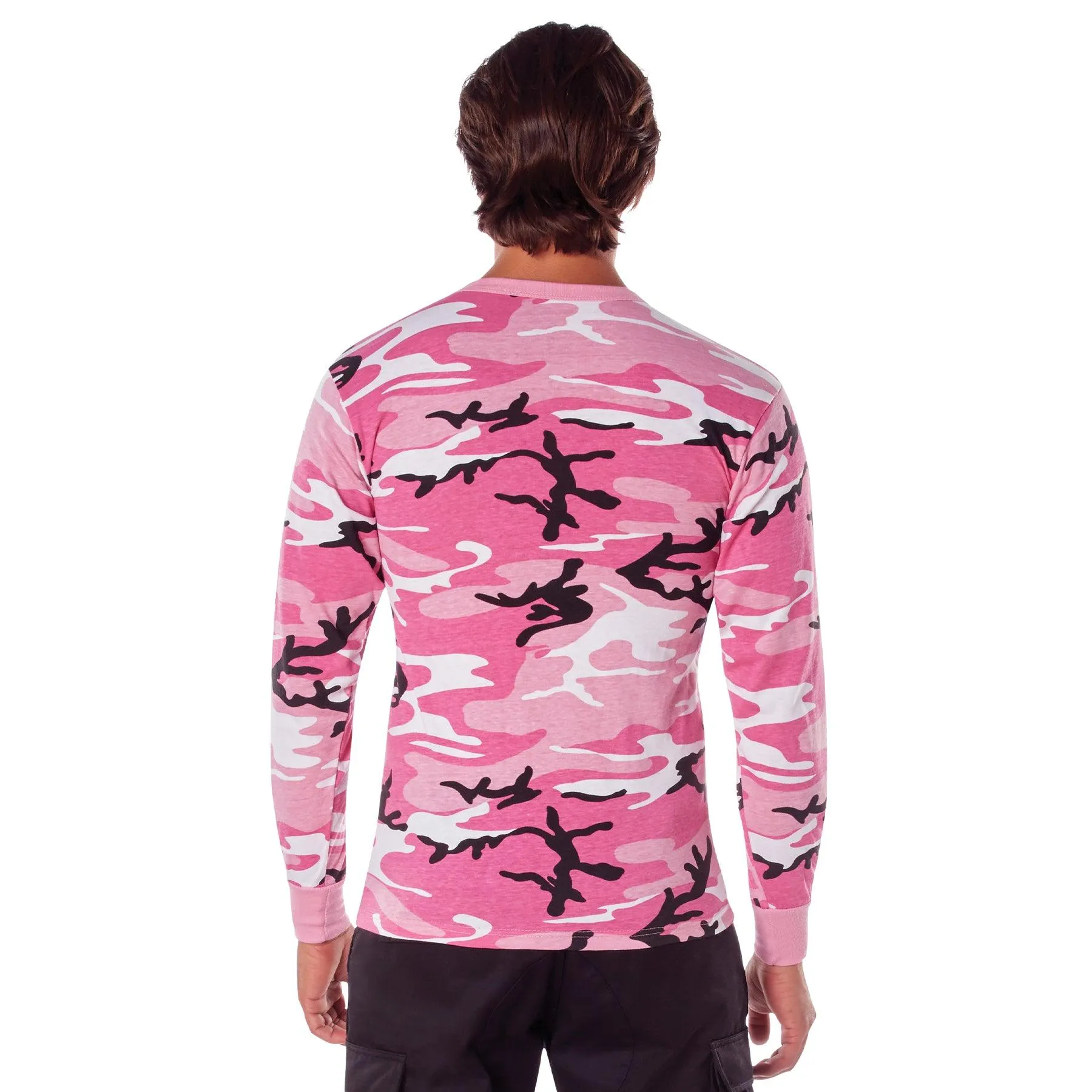 Long Sleeve Color Camo T-Shirt