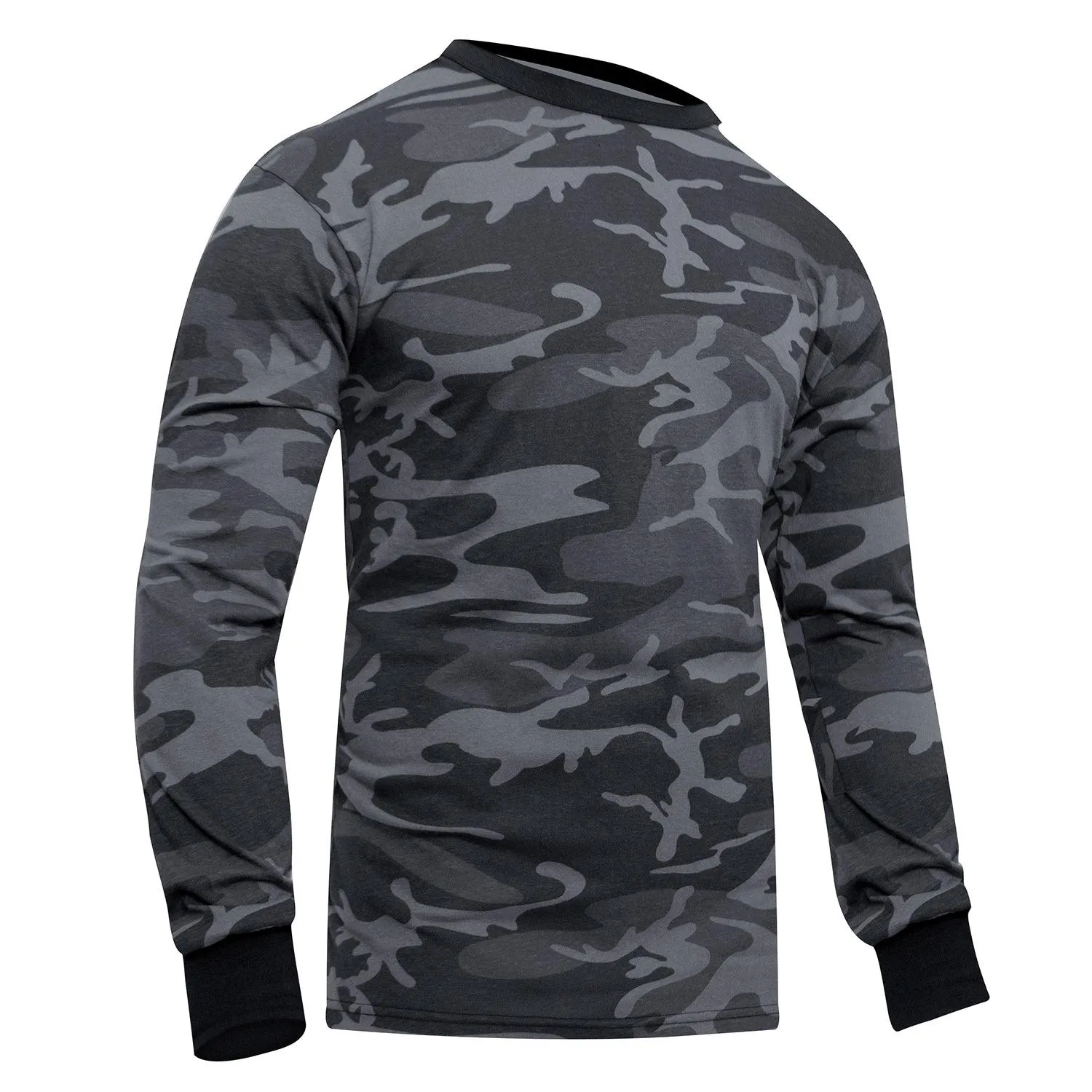 Long Sleeve Color Camo T-Shirt