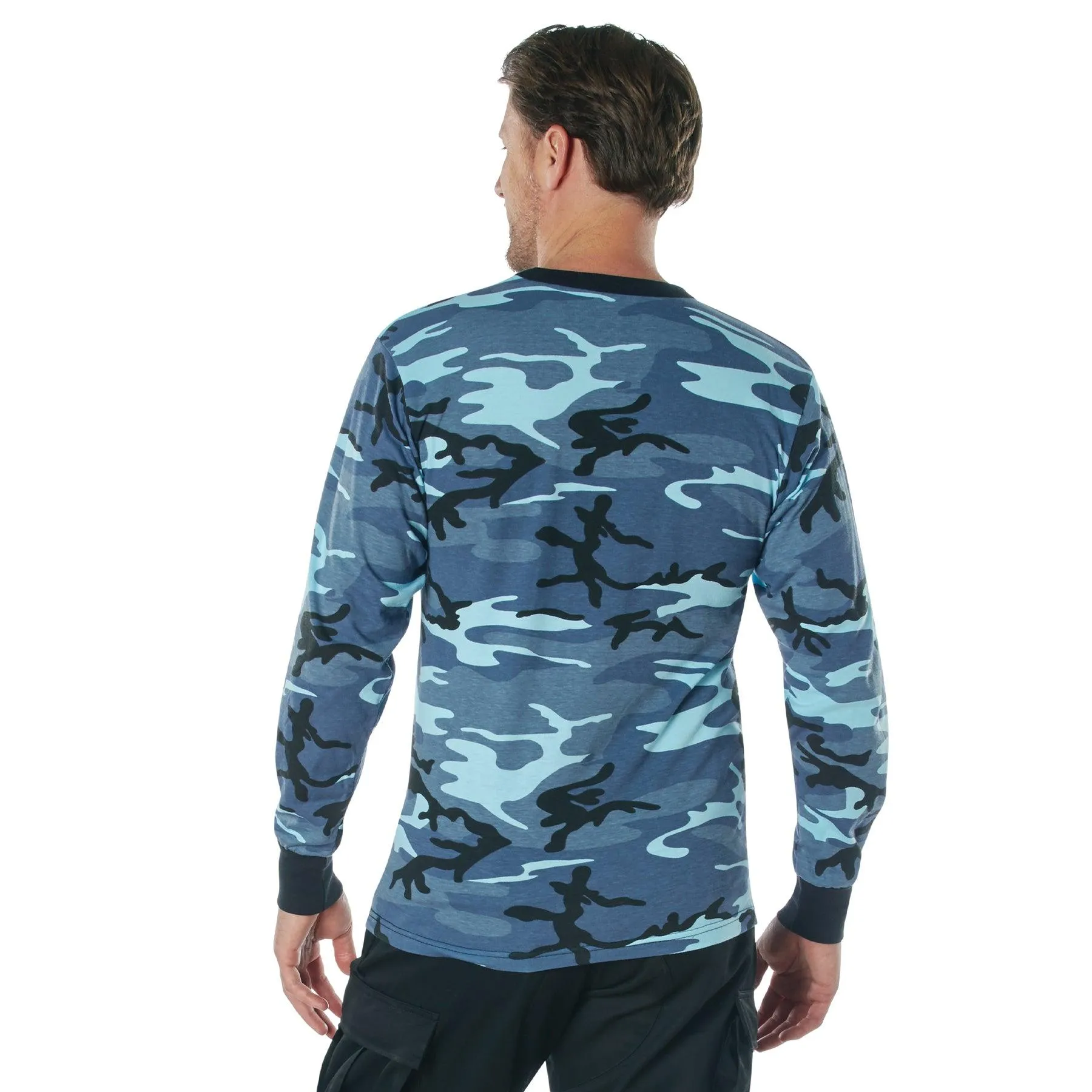 Long Sleeve Color Camo T-Shirt