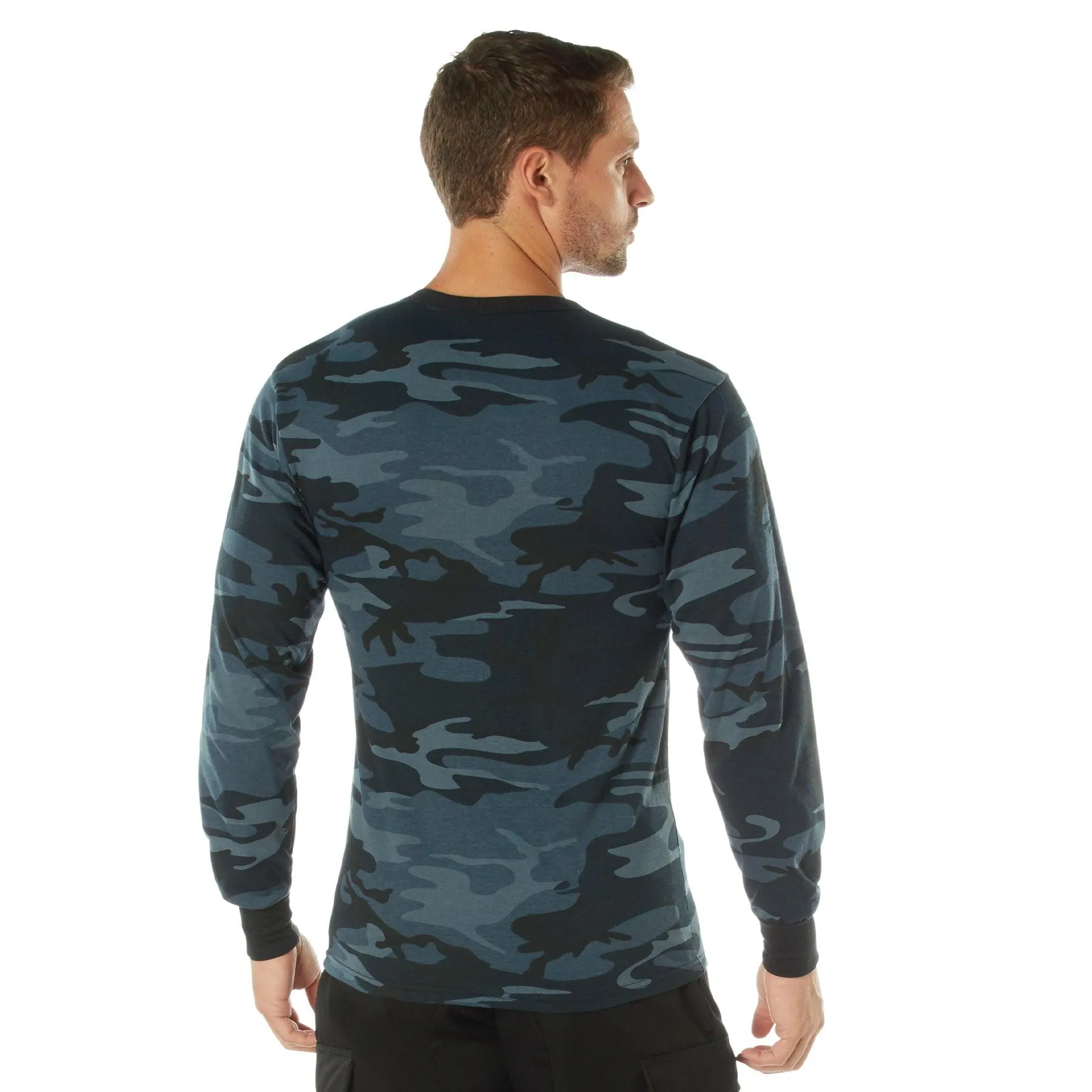 Long Sleeve Color Camo T-Shirt