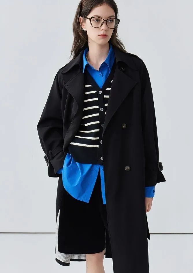 LOOSE NECK TRENCH COAT