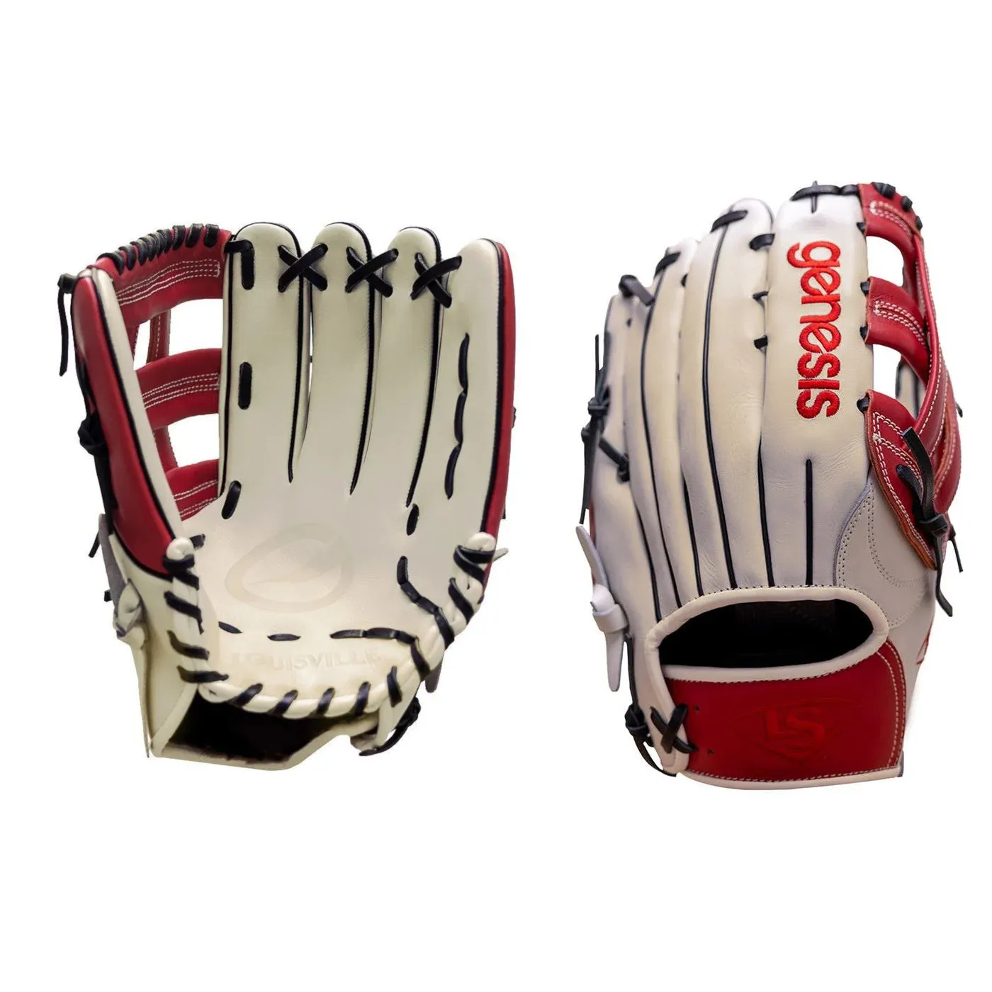 Louisville Genesis Glove Slowpitch 13.5" Red- Slowpitch