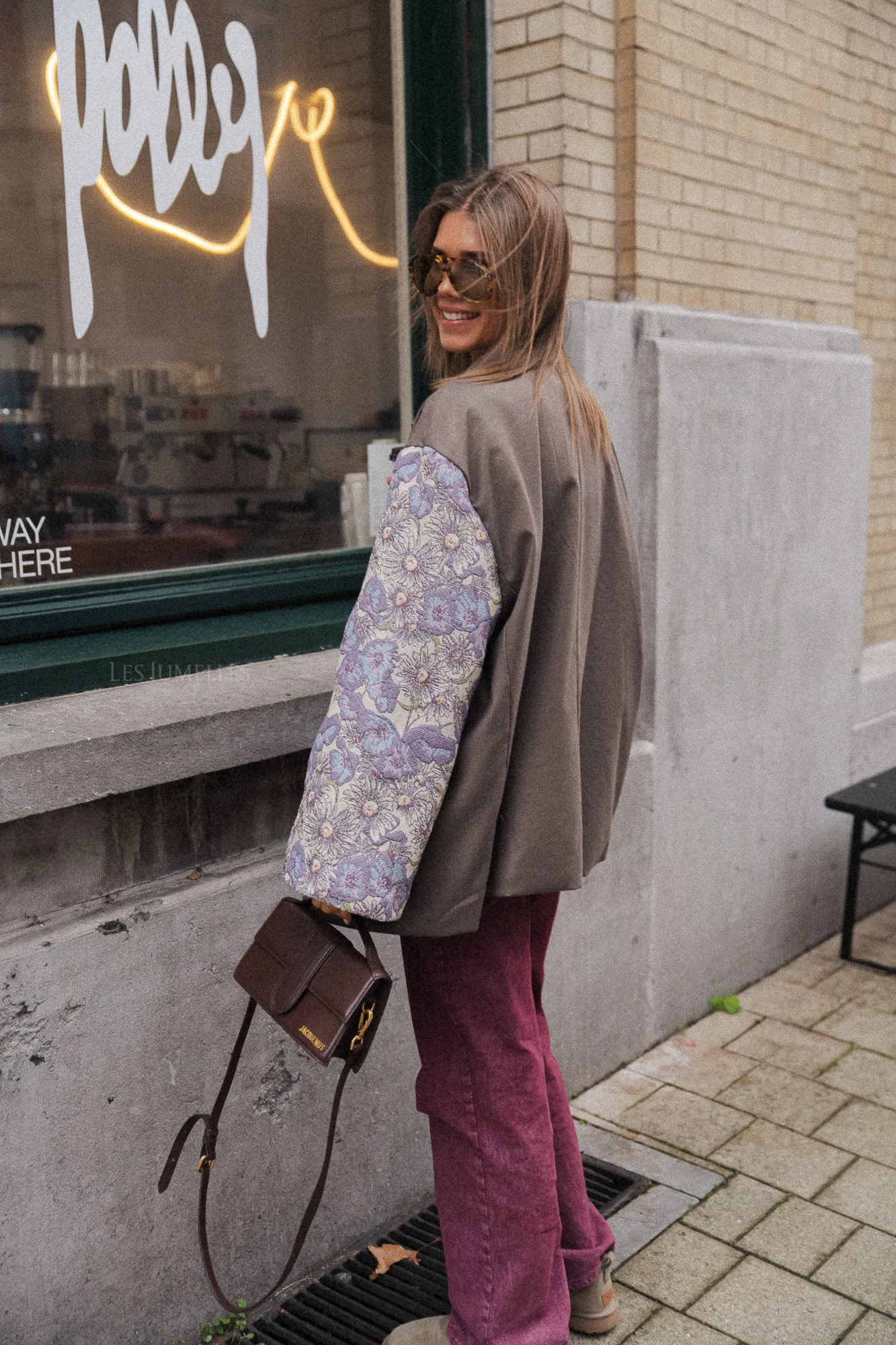 Madeline blazer taupe/lilac