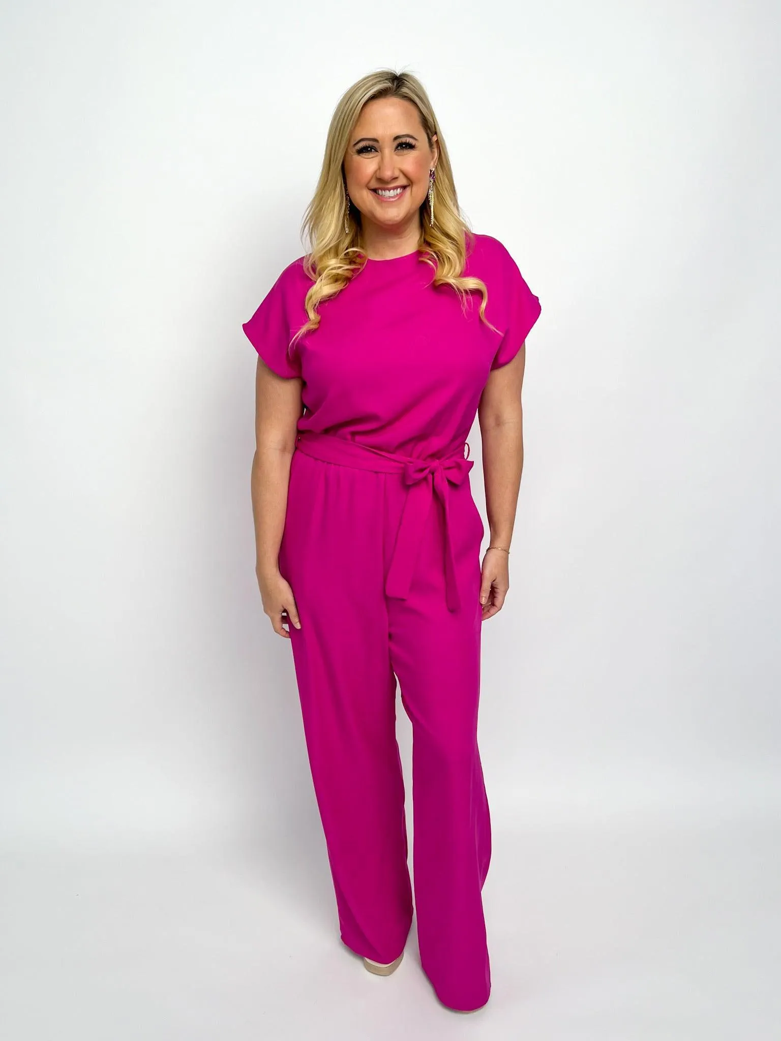 Magenta Jumpsuit